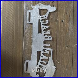 Vintage Miami Beach Worlds Playground License Plate Topper 1950's
