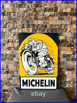 Vintage Michelin Man Motorcycle Metal Sign XXL 24x16 (60x40 cm) Vintage Michelin Man Motorcycle Metal Sign XXL 24x16 (60x40 cm)