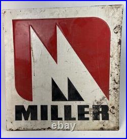 Vintage Miller Metal Sign