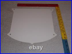 Vintage Mobil Mobilgas Marine +pegasus 11 3/4 Porcelain Metal Gasoline Oil Sign