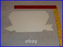 Vintage Mopar Used Cars Arrow 12 Metal Dodge Plymouth Parts Gasoline Oil Sign