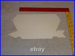 Vintage Mopar Used Cars Arrow 12 Metal Dodge Plymouth Parts Gasoline Oil Sign