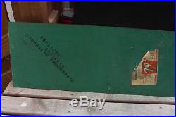 Vintage NEW OLD STOCK 1940's 7Up 7 Up Soda Pop Metal Sign Paper Label On Back