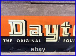 Vintage NOS Dayton Fan Belts Radiator Hose Metal Sign