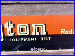 Vintage NOS Dayton Fan Belts Radiator Hose Metal Sign