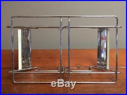 Vintage NOS GoodYear Two Tire Motorcycle Tire Metal Stand with Original Box 1970s