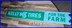 Vintage NOS Kelly Tires From The Farm Metal Sign New