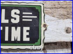 Vintage No Girls Porcelain Sign Rare Old Brothel Art Deco Door Plaque Bar Lounge