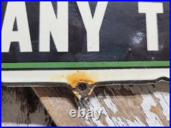 Vintage No Girls Porcelain Sign Rare Old Brothel Art Deco Door Plaque Bar Lounge