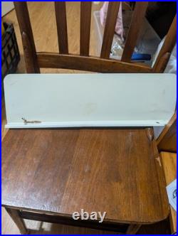 Vintage Nos Mobil Oil Painted Metal Sign Mobiloil Gasoline-oil Rack Sign