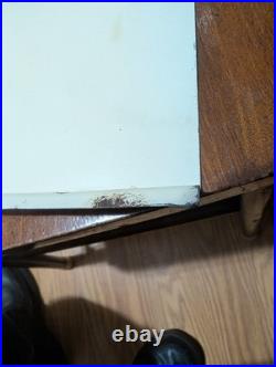 Vintage Nos Mobil Oil Painted Metal Sign Mobiloil Gasoline-oil Rack Sign