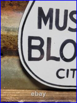 Vintage Nude Beach Porcelain Sign Old Notice Ladies Must Wear Bloomers Shield