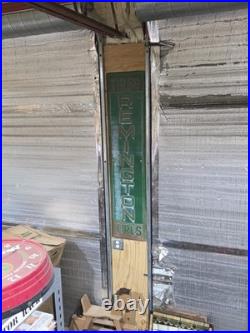 Vintage ORIGINAL 1983 Remington Tires Vertical Embossed Metal Sign Nice Patina