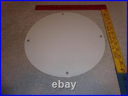 Vintage Oilzum Motor Oils Lubricants White & Bagley Co. Porcelain Metal Gas Sign