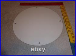 Vintage Oilzum Motor Oils Lubricants White & Bagley Co. Porcelain Metal Gas Sign