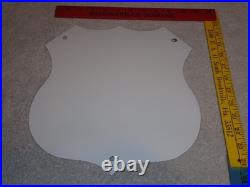 Vintage Oklahoma Route United States Us 66 11 3/4 Porcelain Metal Gas Oil Sign