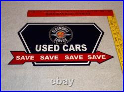 Vintage Oldsmobile Used Cars Arrow 12 Metal Earth Rings Truck Gasoline Oil Sign