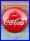 Vintage_Original_16_inch_Drink_Coca_Cola_Painted_Metal_Button_Sign_01_fsmn