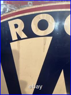 Vintage Original AAA Rocky Mountain Double Sided Metal SIGN