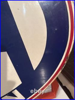 Vintage Original AAA Rocky Mountain Double Sided Metal SIGN