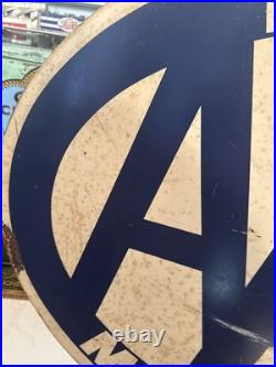 Vintage Original AAA Rocky Mountain Double Sided Metal SIGN