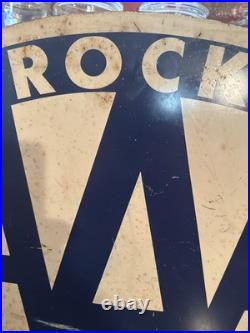 Vintage Original AAA Rocky Mountain Double Sided Metal SIGN