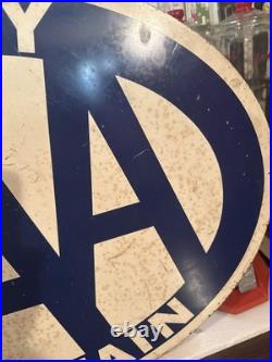 Vintage Original AAA Rocky Mountain Double Sided Metal SIGN