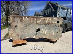 Vintage Original'Artistic Cabinet Works' Metal Art Neon Carpentry Trade Sign