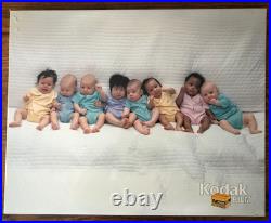 Vintage Original KODAK BABIES 1984 Metal Framed Dealer Sign 20 x 16