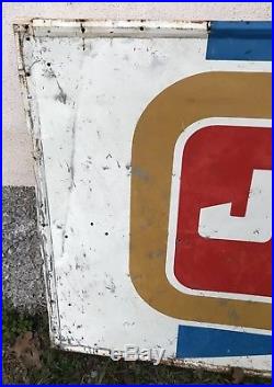 Vintage Original Large JAX BEER Metal Sign New Orleans Gas Rare Advertising