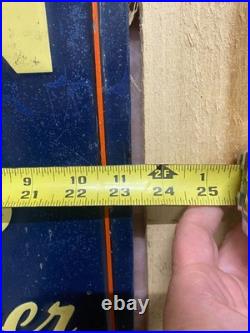 Vintage Original O'Brien Paints Embossed Metal Sign 23 1/2 x 17 1/2