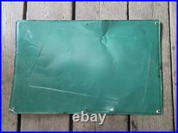Vintage Original Quikrete Cement Metal Sign