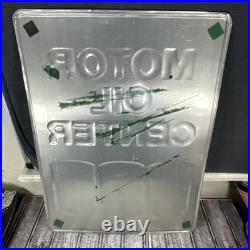 Vintage Original VALVOLINE Motor Oil Center Embossed Metal Sign, 24 X 18