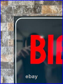 Vintage Orval Trappist Beer Heavy Metal Sign -XXXL (118x40 cm)