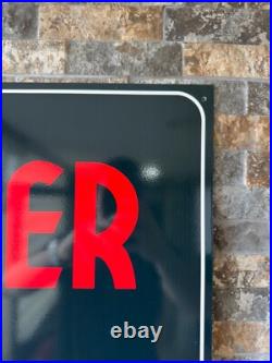 Vintage Orval Trappist Beer Heavy Metal Sign -XXXL (118x40 cm)