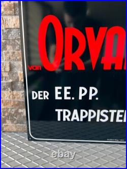 Vintage Orval Trappist Beer Heavy Metal Sign -XXXL (118x40 cm)
