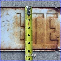 Vintage Pleasant Metal Street Sign Rustic Barn-Fresh Distressed 24 Long