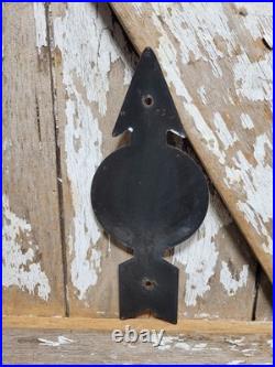 Vintage Police Department Porcelain Sign Old School Street Speed Zone Arrow Kid