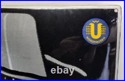 Vintage Porcelain Steel Original Ur-uhley Liquor Convex Metal Sign 13 X 19 Heavy