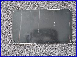 Vintage Porcelain Wolf's Head Motor Oil Porcelain Metal Sign Size 12 X 7