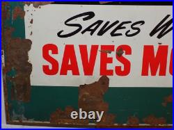 Vintage Purolator Oil Filter Metal Sign