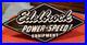 Vintage_RARE_Edelbrock_POWER_SPEED_EQUIPMENT_EMBOSSED_Metal_Sign_Garage_Gas_01_enow