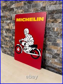 Vintage Rare Sign- MICHELIN Advertising Sign Heavy Metal 24x16 (60x40 cm)