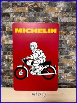 Vintage Rare Sign- MICHELIN Advertising Sign Heavy Metal 24x16 (60x40 cm)