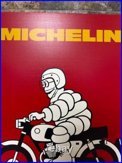 Vintage Rare Sign- MICHELIN Advertising Sign Heavy Metal 24x16 (60x40 cm)