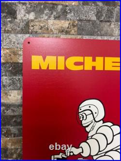 Vintage Rare Sign- MICHELIN Advertising Sign Heavy Metal 24x16 (60x40 cm)