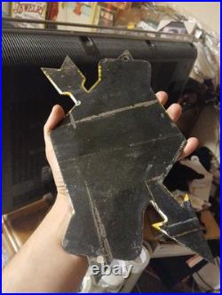 Vintage Rare Sunoco Gasoline Arrow Porcelain Metal Sign Automobile Motorcycle