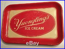 Vintage Rare Yuengling Beer Tray Ice Cream Metal Sign Advertising Old