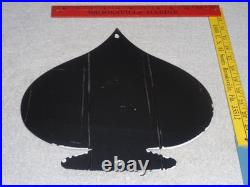 Vintage Ratfink Ace Of Spades 12 Porcelain Metal Gasoline & Oil Sign! Rat Fink