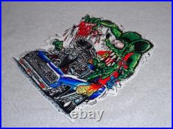 Vintage Ratfink Broken Heart? & Car Dr 12 Metal Rat Fink Ed Roth Gasoline Sign